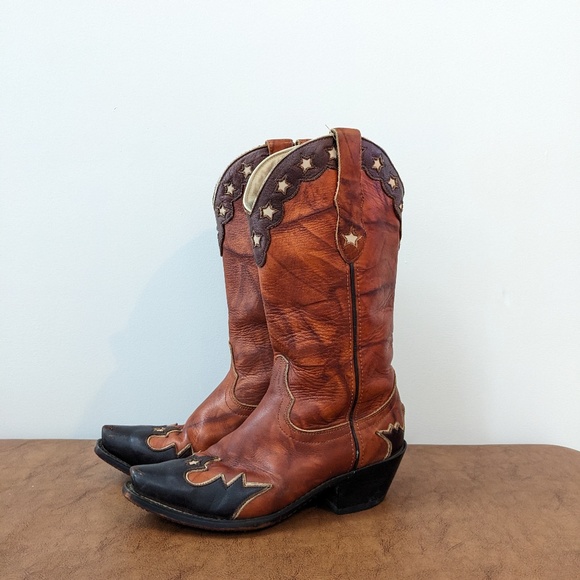 Durango Shoes - Vintage Durango Star Cowgirl Boots